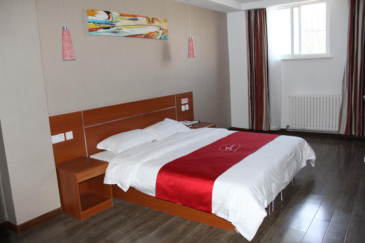 Thank Inn Chain Hotel Shandong Liaocheng Economic Development Zone Jiuhe Community Eksteriør bilde